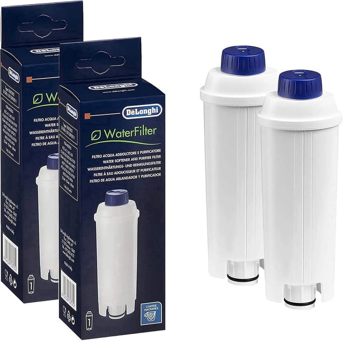 2x De'Longhi Waterfilter DLSC002 - Waterfilter voor espressomachines