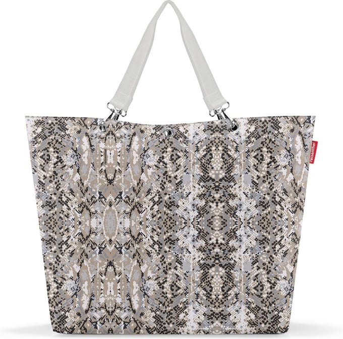 Reisenthel Shopper XL Strandtas - Shopper - 35L - Snake Sand Grijs