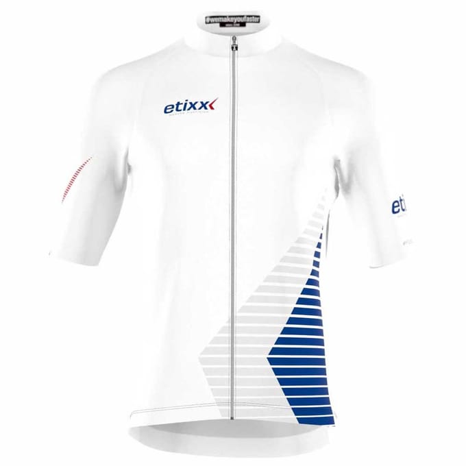 Bioracer Classic Smooth Korte Mouw Wielertrui Wit XL Man