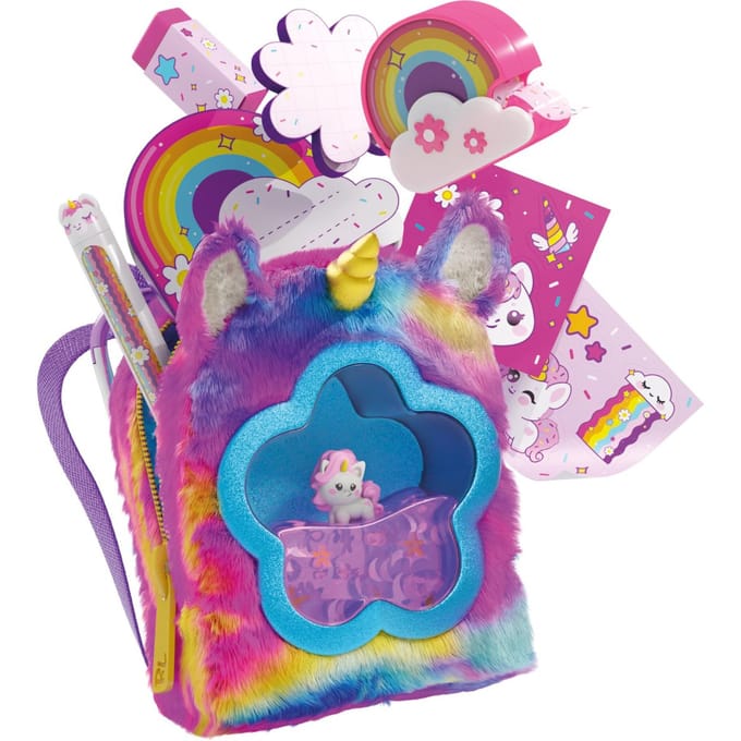 Real Littles Liquid Charms mini Rugtasjes met 6 accessoires