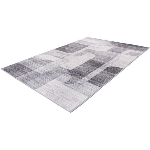 KAYOOM Vloerkleed Bluster 225, laagpolig (Zilver, 80 x 150 cm)