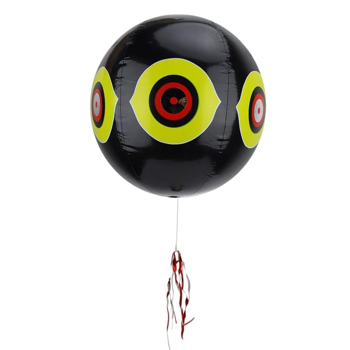 Terror Opblaasbare Vogelverschrikker Ballon Vogelafweermiddel Roofdierballon(Zwart) black
