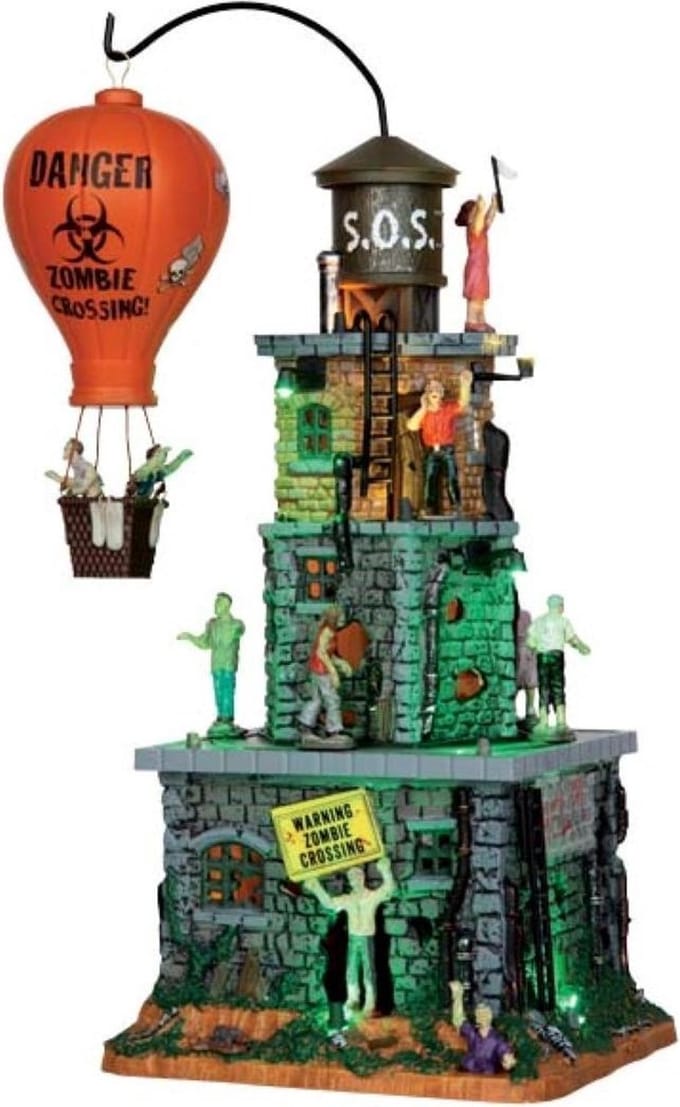 Lemax - Zombie Fortress -  With 4.5v Adaptor - Kersthuisjes & Kerstdorpen
