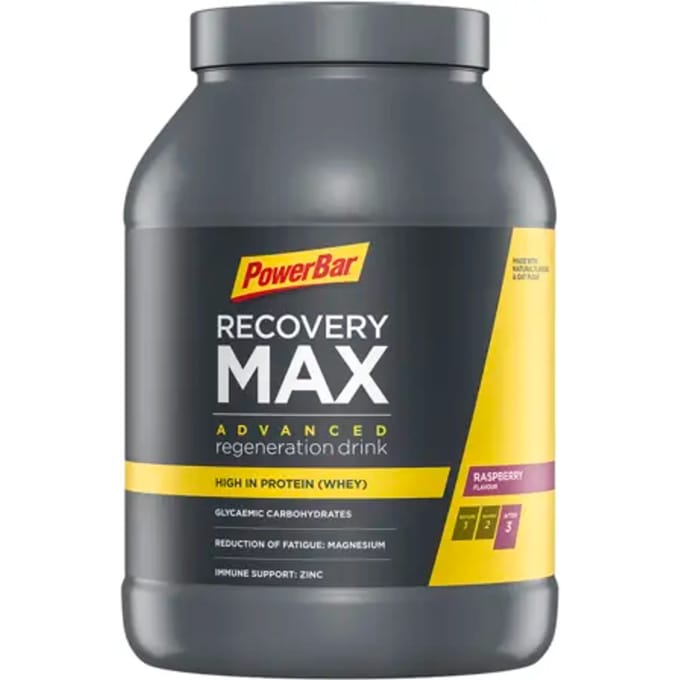 Powerbar herstelshake | Recovery Max | Raspberry | eiwitten en koolhydraten