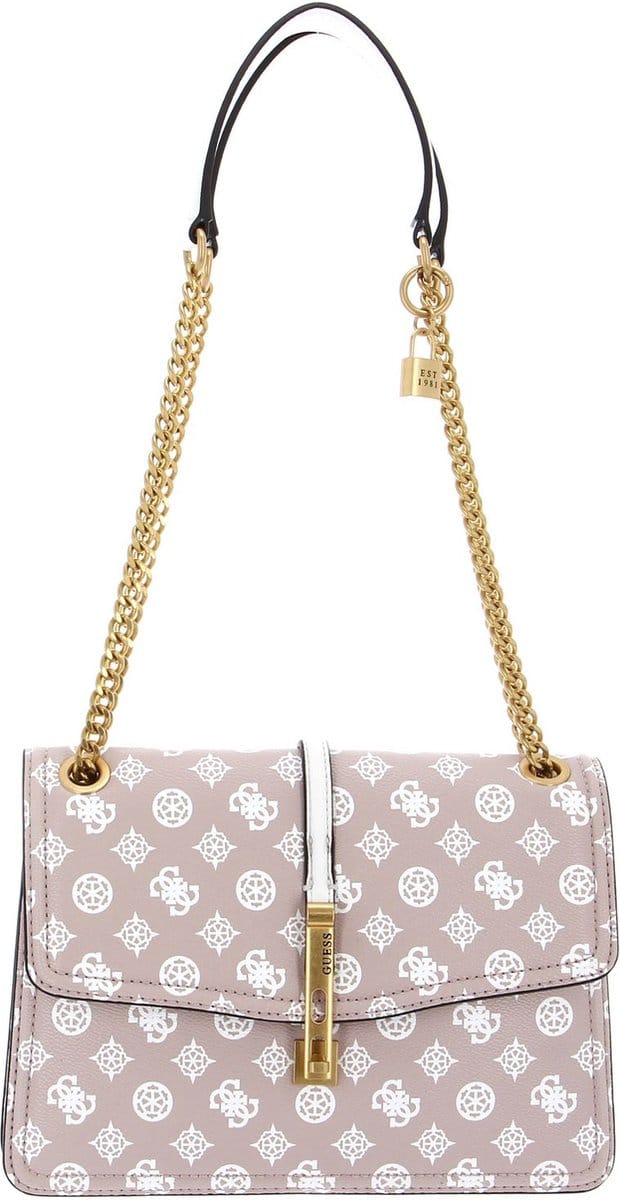 GUESS Schoudertas James Logo Convertable Shoulderbag Rosewood Logo Oud roze