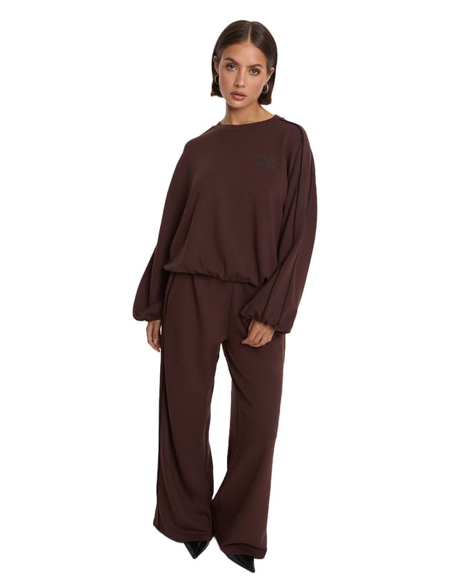 Alix The Label Ladies Knitted Piping Pants