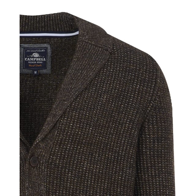 Campbell Vest Heren Bruin