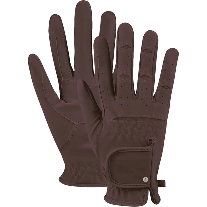 ELT Rijhandschoen - Paardrijhandschoen - Maat M - Brown