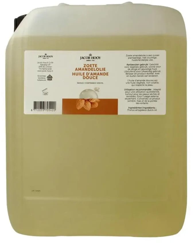 Jacob Hooy Amandelolie zoet 5000 Milliliter