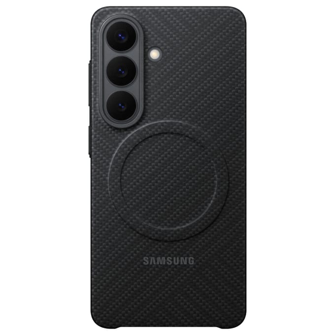 Samsung Galaxy S26 Carbon Back Cover met Magneet Zwart