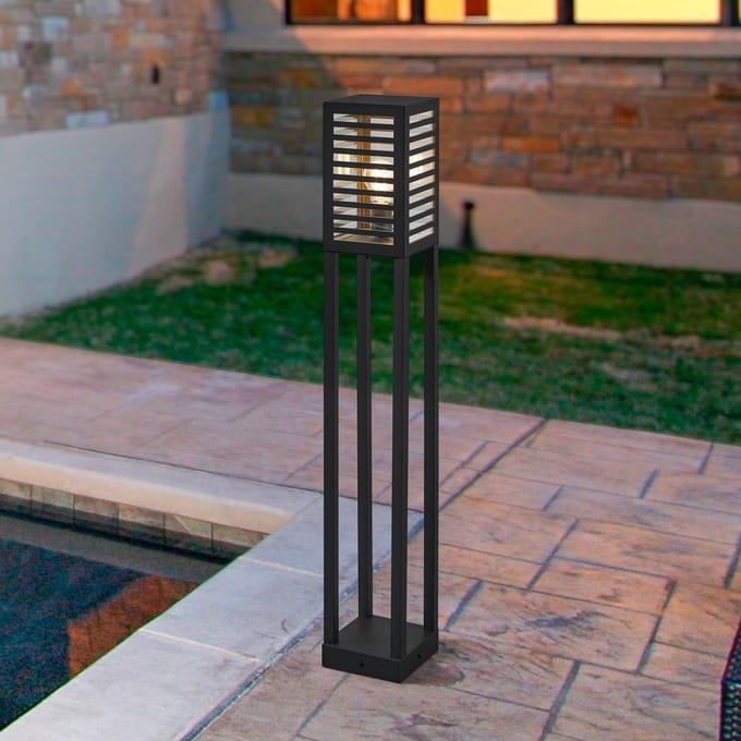 EGLO Alamonte 3 Staande lamp Buiten - E27 - 100 cm - Zwart