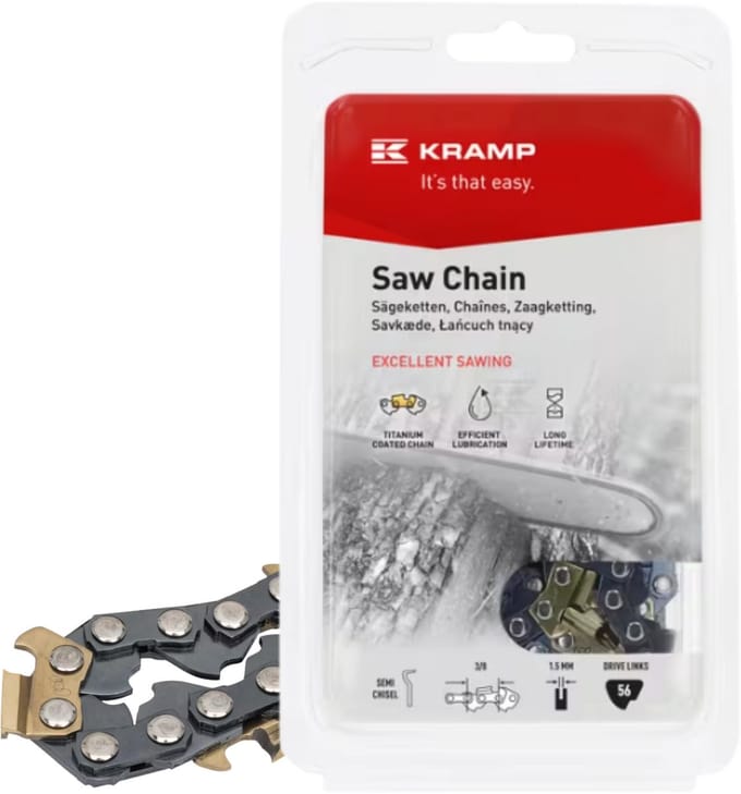 Kramp Serie - Zaagketting - Volledig Beitel - 3/8 inch - 1,5mm
