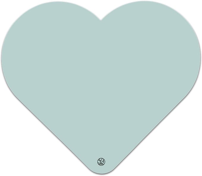 GreenStory - Sticky Notes - Zelfklevend & Uitwisbaar - Hart - Blauw