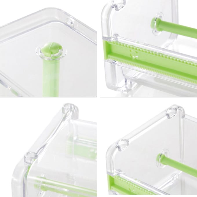 Tape Dispenser Cutter Roll Tape Houder Organizer Desktop DIY Sticker Roll Tape Cutter Dispenser Bureau Accessoire geel