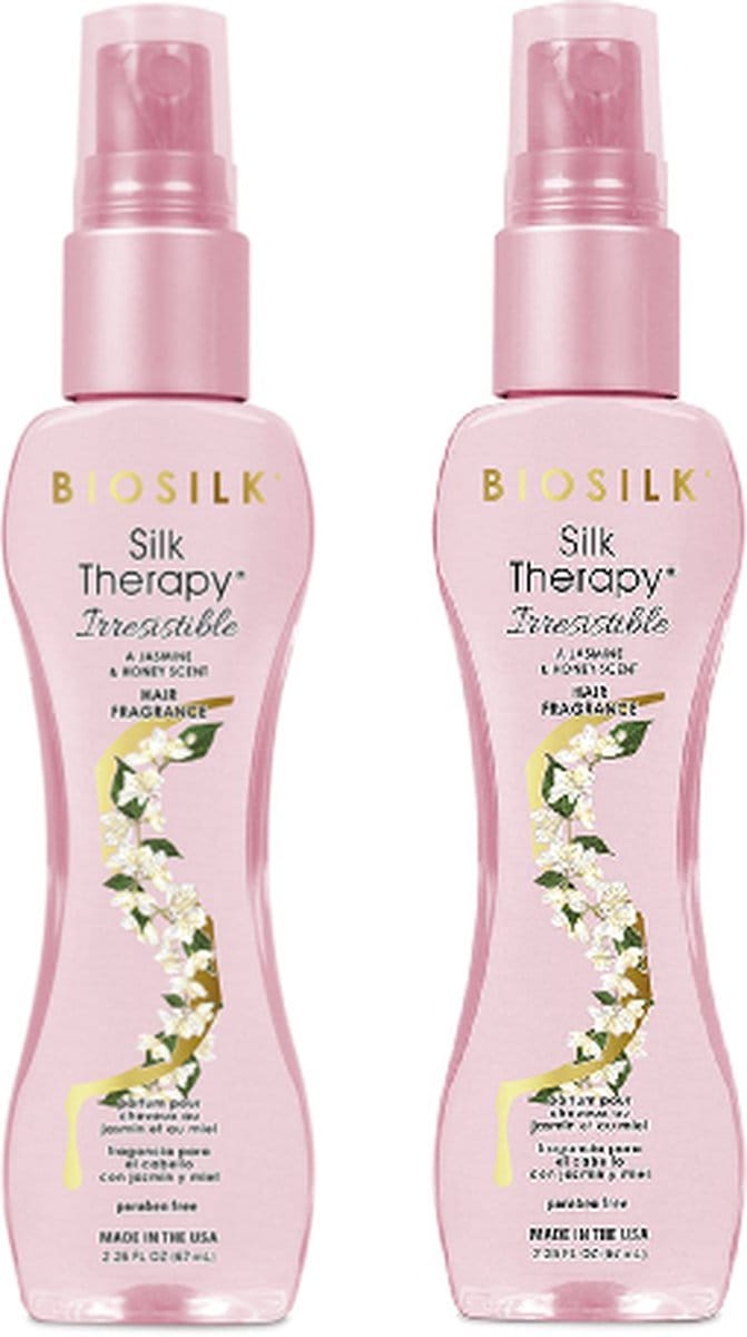 BioSilk - Silk Therapy Irresistible Hair Fragrance - 2 x 67ml