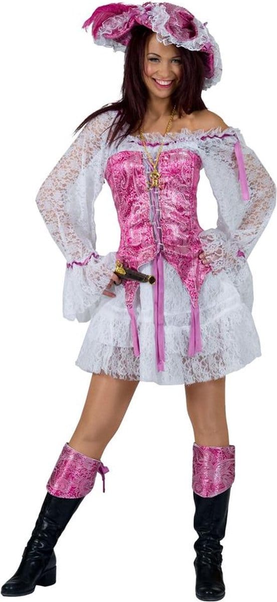 Piraat lady brokate | Maat 40/42 | Dameskostuum | Karnavalskleding | Verkleedkleding