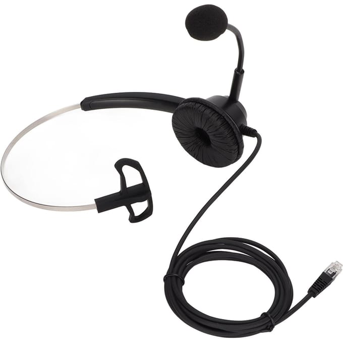 H360-RJ9 Telefoon Headset Professionele Callcenter Headset met Ruisonderdrukkende Microfoon voor Klant