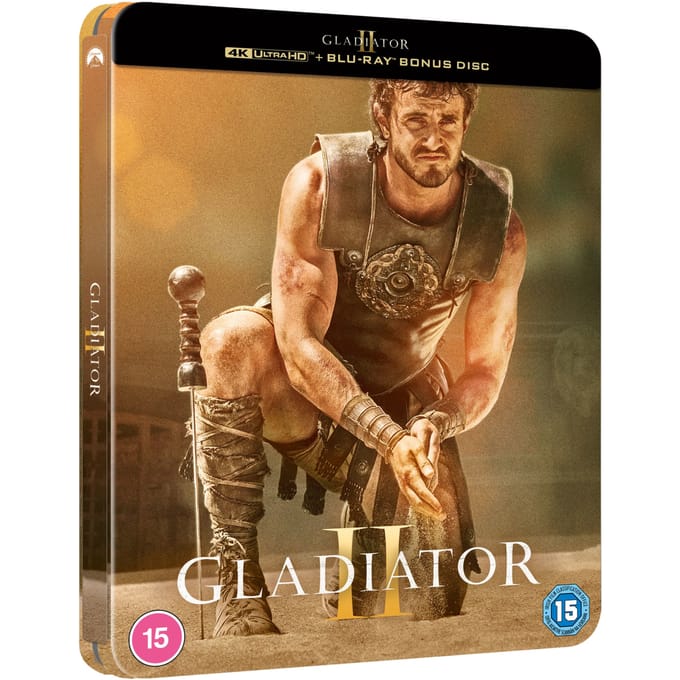 Gladiator 2 - Steelbook - 4K Ultra HD - Blu-ray Bonus Disc - Import