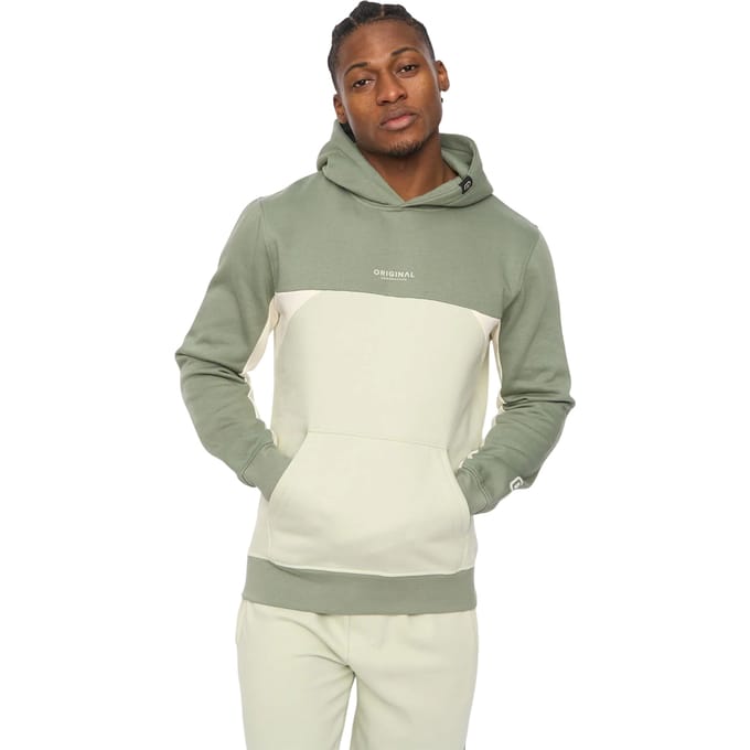 Crosshatch Heren Castlebay Hoodie (Licht Olijf)