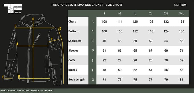 TF-2215 Lima one jacket Ranger Green S