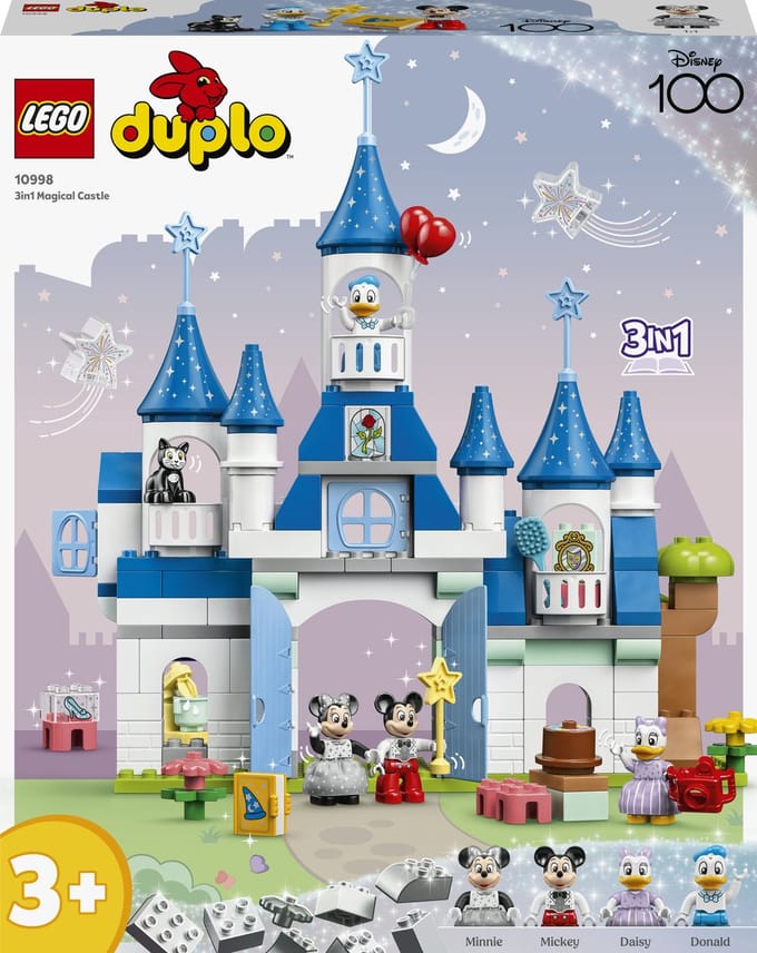 LEGO 10998 DUPLO Disney 3 in 1 Magisch Kasteel Bouwbaar Speelgoed Voor Peuters met Mickey Mouse
