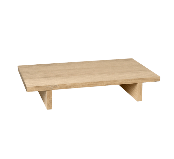 Ferm Living - Lage tafel Kona - eiken - bruin