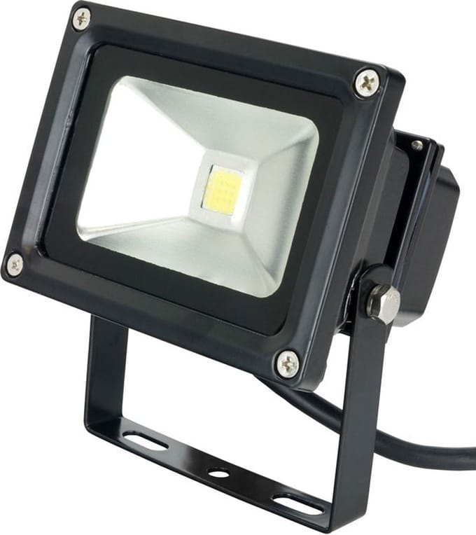 LED Bouwlamp / Schijnwerper - Koel Wit - 10 Watt - Buitenverlichting