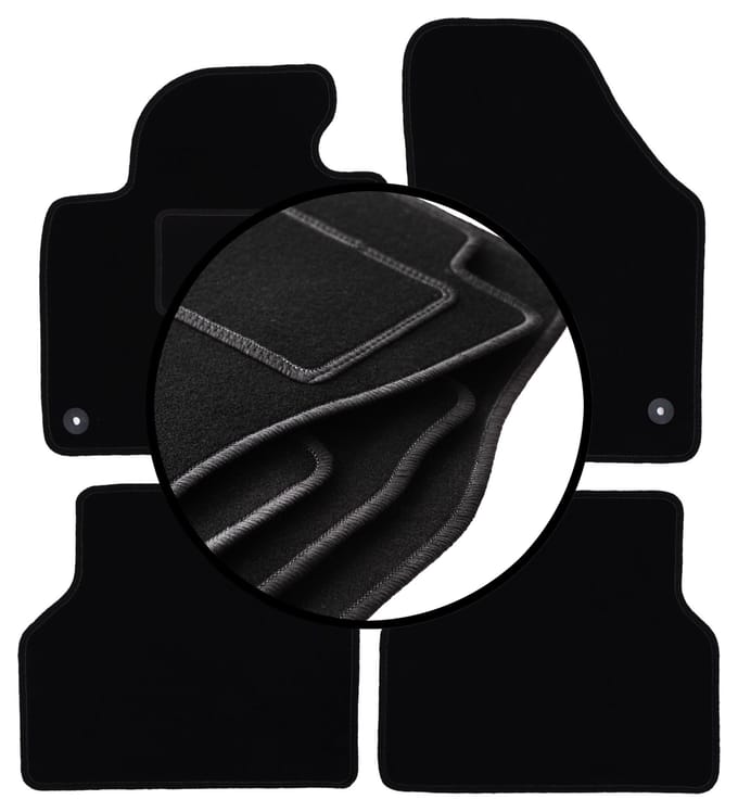 Complete set veloursmatten voor: Volkswagen Tiguan I minivan (2007-2015)