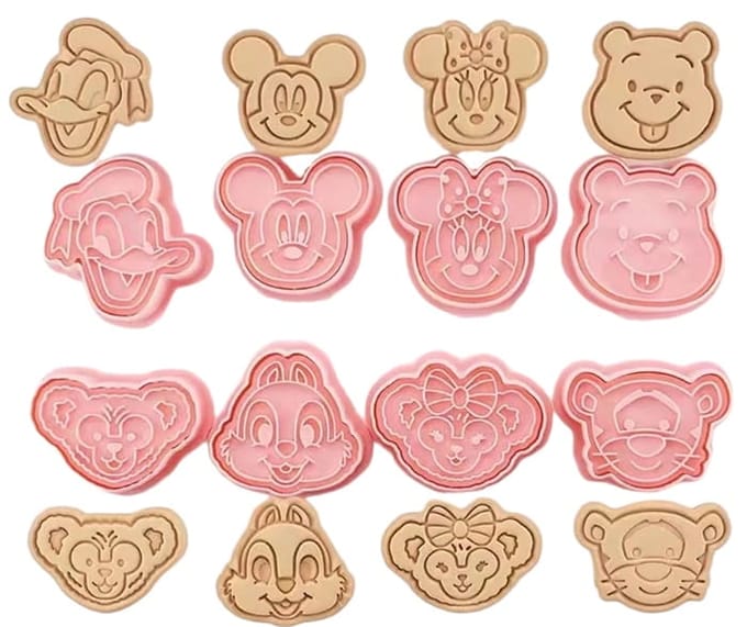 Disney Minnie Mickey Stempel Snijders, 8 Stuks.