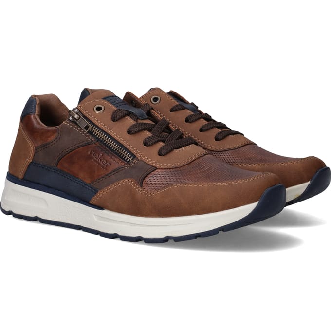 Rieker Sneakers bruin Leer - Maat 46