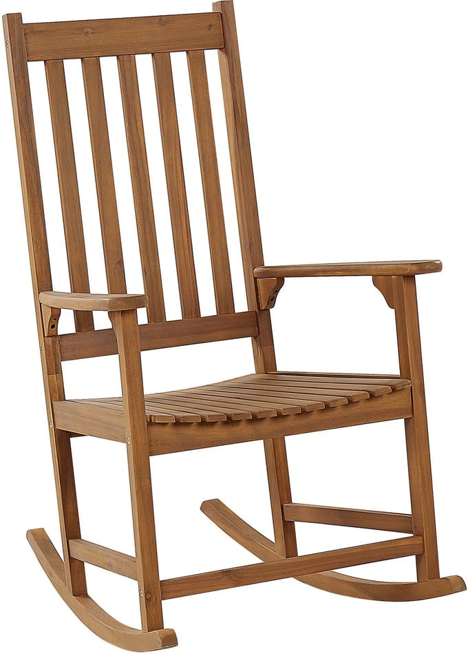 BOJANO - Schommelstoel - Lichte houtkleur - Acaciahout