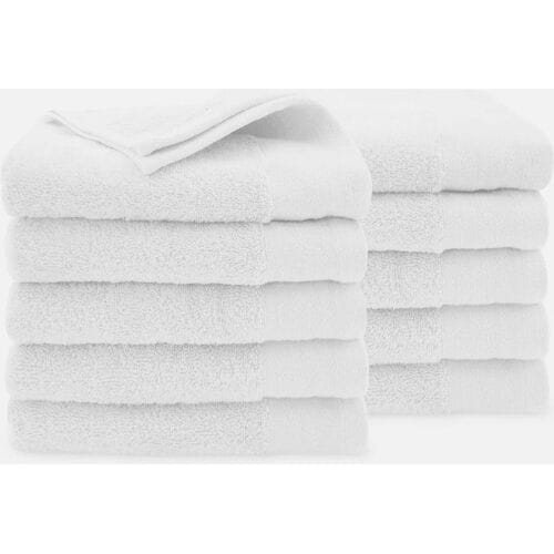Walra Handdoek - Soft Cotton - Set van 10 - Hotel Kwaliteit - 100% katoen - 550 g/m² - 60x110 cm - Wit
