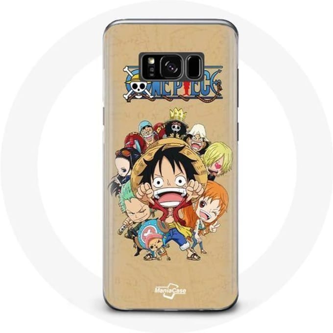 Coque pour Samsung Galaxy S8 plus One piece Manga Equipage du Chapeau de Paille