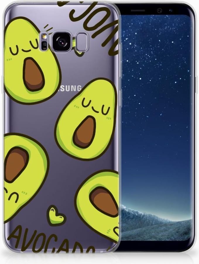 Samsung Galaxy S8 Plus Telefoonhoesje met Naam Avocado Singing