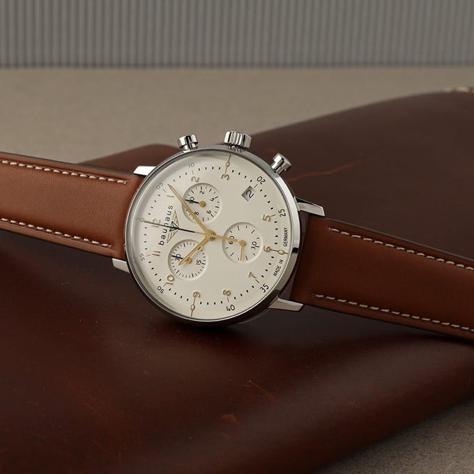Bauhaus 2096-1 Dessau chronograaf horloge