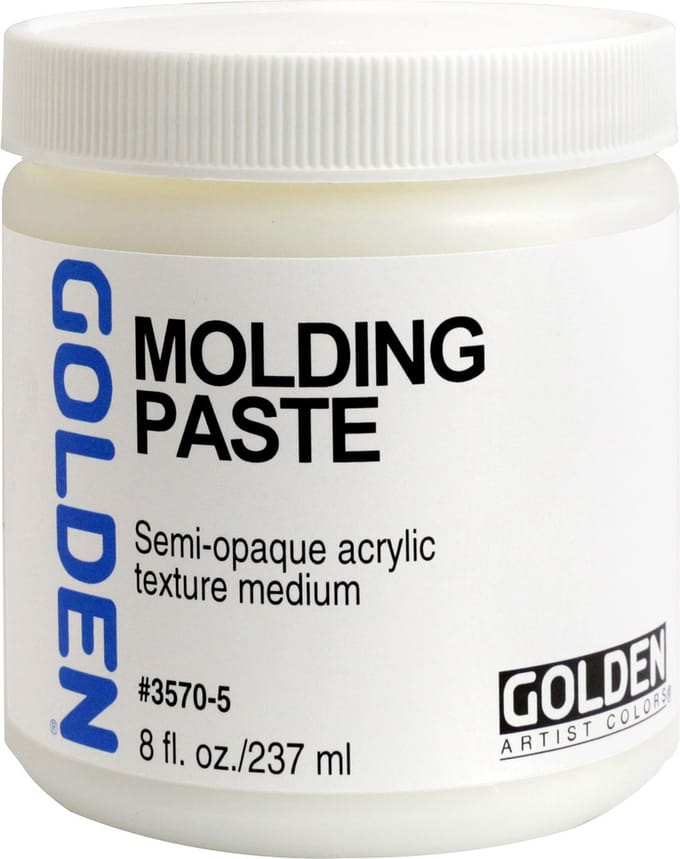 Golden | Gel Mediums | Molding Paste | Pot á 237ml