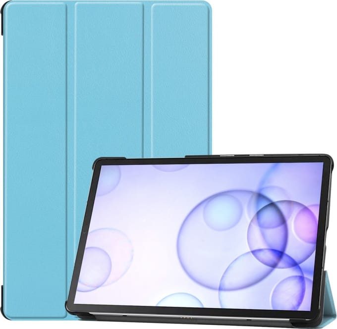 Arara Hoes Geschikt voor Samsung Galaxy Tab A7 Lite (8.7 inch) Tri-Fold bookcase - Licht Blauw
