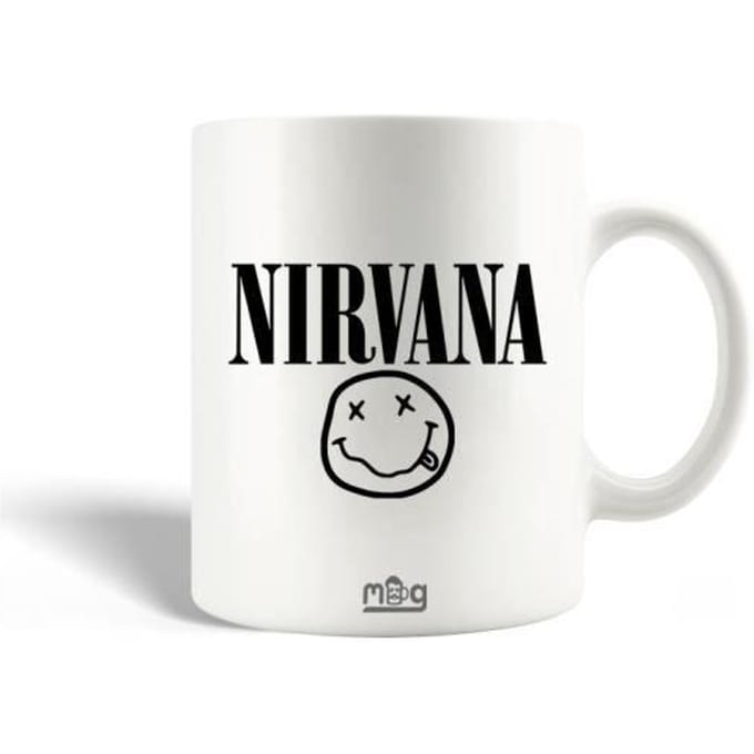 Mug en Céramique Nirvana Groupe de pop Logo Noir
