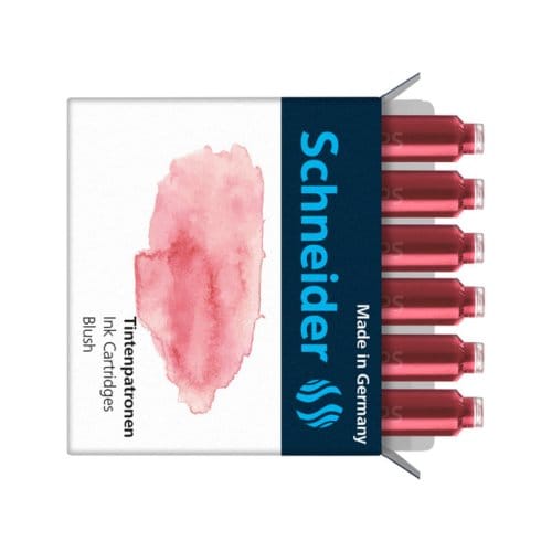 Schneider inktpatronen - pastel Blush - doos 6 stuks - S-166136