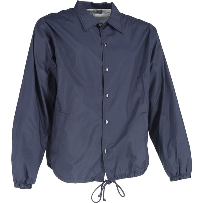 Comme des Garçons coachjack van marineblauw nylon