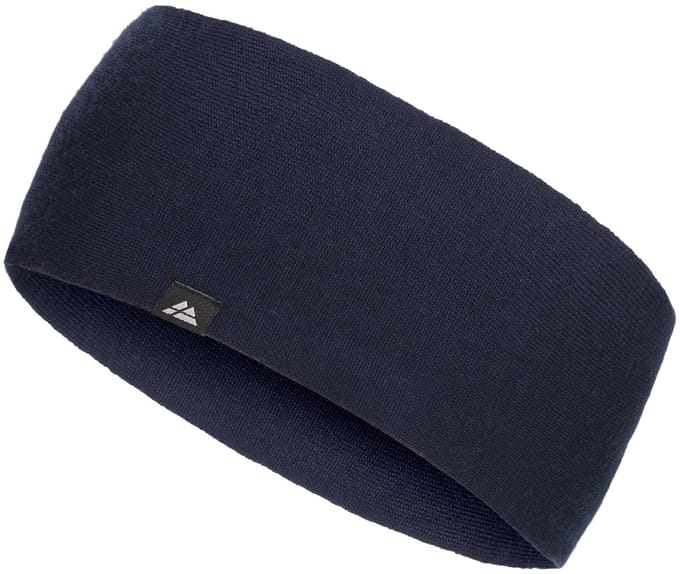 DANISH ENDURANCE Merino Hoofdband - Donker Marineblauw - Maat L/XL