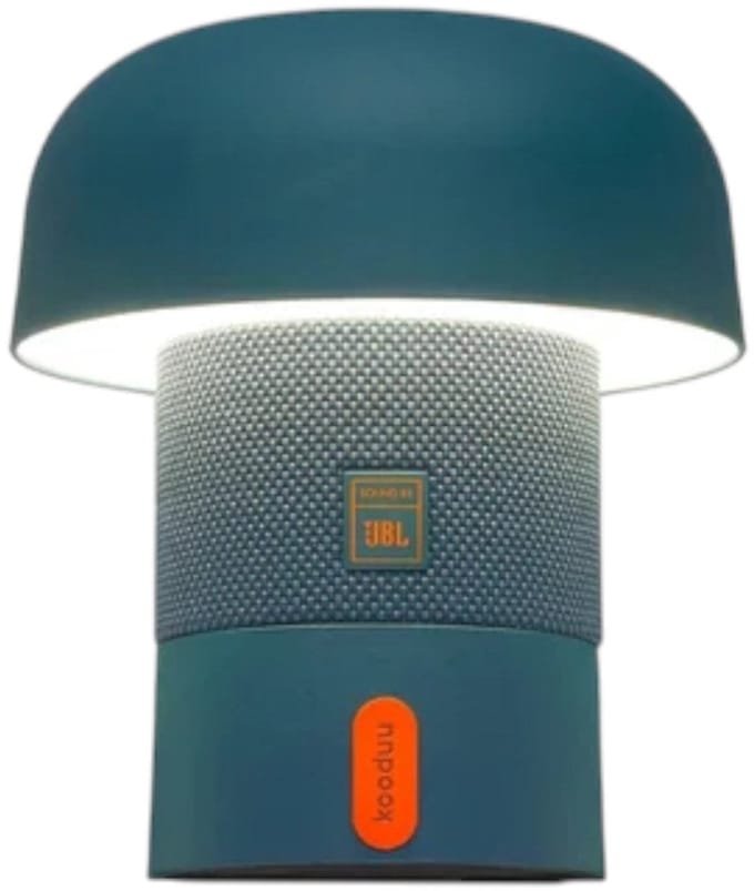 Kooduu Sensa Play Mini - Draabare Speaker Lamp - Krachtig Geluid - Dimbaar Licht - Deep Aquamarine