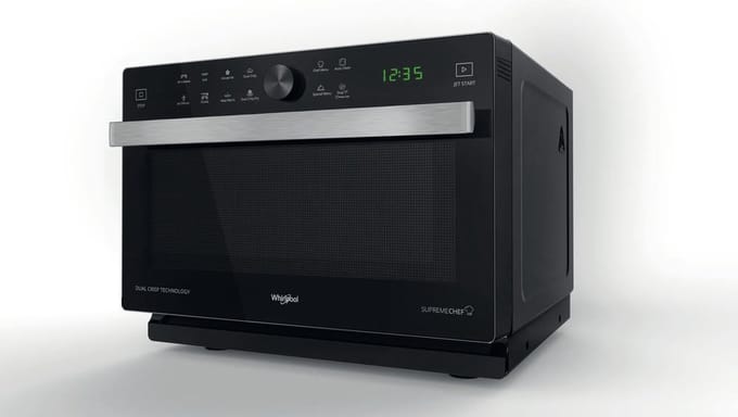 Whirlpool MWSC 833 B - Vrijstaande combimagnetron - Zwart