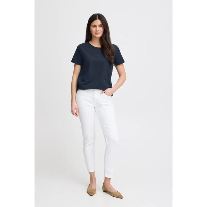 fransa - FRZASHOULDER TEE 1 - Dames - T-shirts