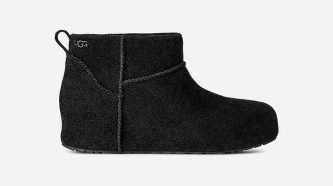 UGG® Classic Mini Enwrap Boot in Black, Size 3