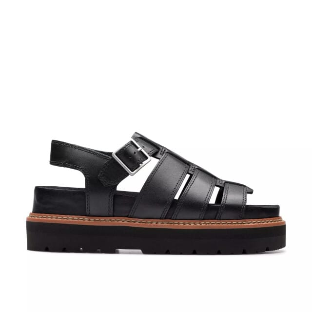 Clarks Orianna Twist - dames sandaal - Zwart - maat 38 (EU) 5 (UK)