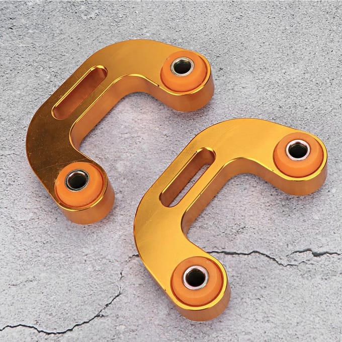 2 stuks achterste stabilisatorstang eindstuk past voor Subaru Impreza WRX 20022007 orange