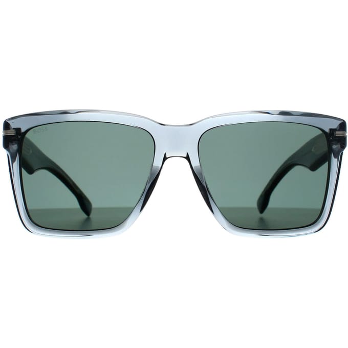 Hugo Boss Rechthoek Heren Grijs Groen Spiegel BOSS 1745/S