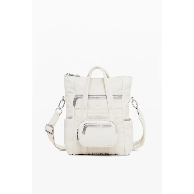 Desigual Handtas Rugzak Basic Micro Hand Bag Cream White Crème