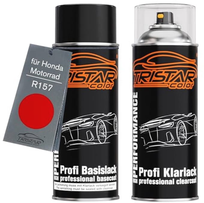 Motorfiets verf Spuitbus set 400ml in Italian Red voor professioneel schilderwerk